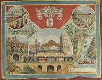 1971-0349 plaatje.jpg; 1971-0349; Spoor 0, Trein met toebehoren zoals seinpaal, telegraafpaal, lantaarnpaal, signaalbel, stootblok, kaartenautomaat; treinset